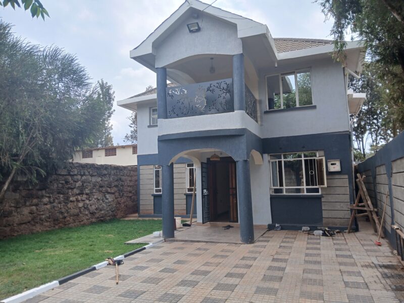 HOUSE TO LET 4 BEDROOM ALL ENSUITE IN RUIRU MUGUTHA